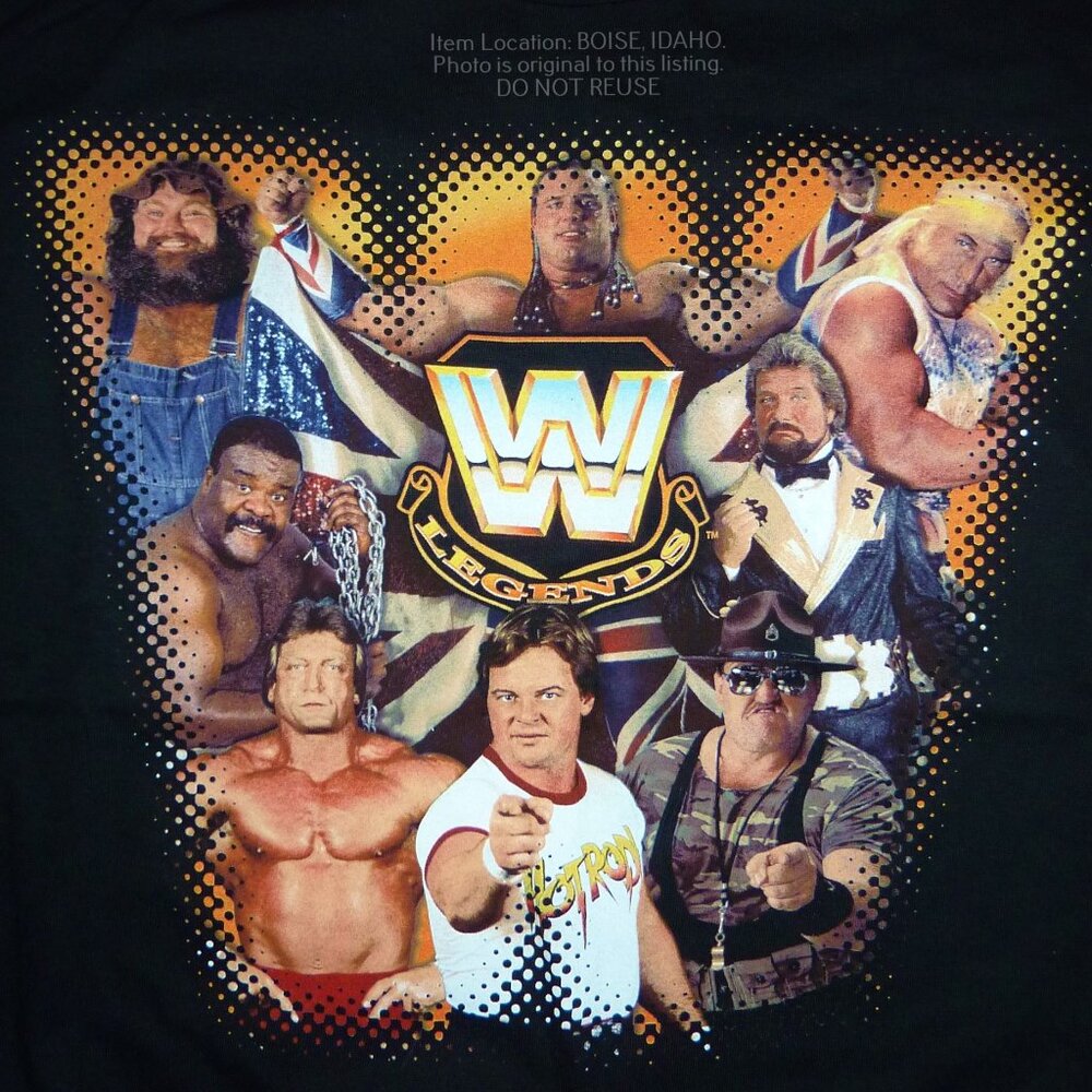 WWE LEGENDS shirt DiBiase Piper Bulldog Slaughter Orndorff Hillbilly Jim JYD WWF